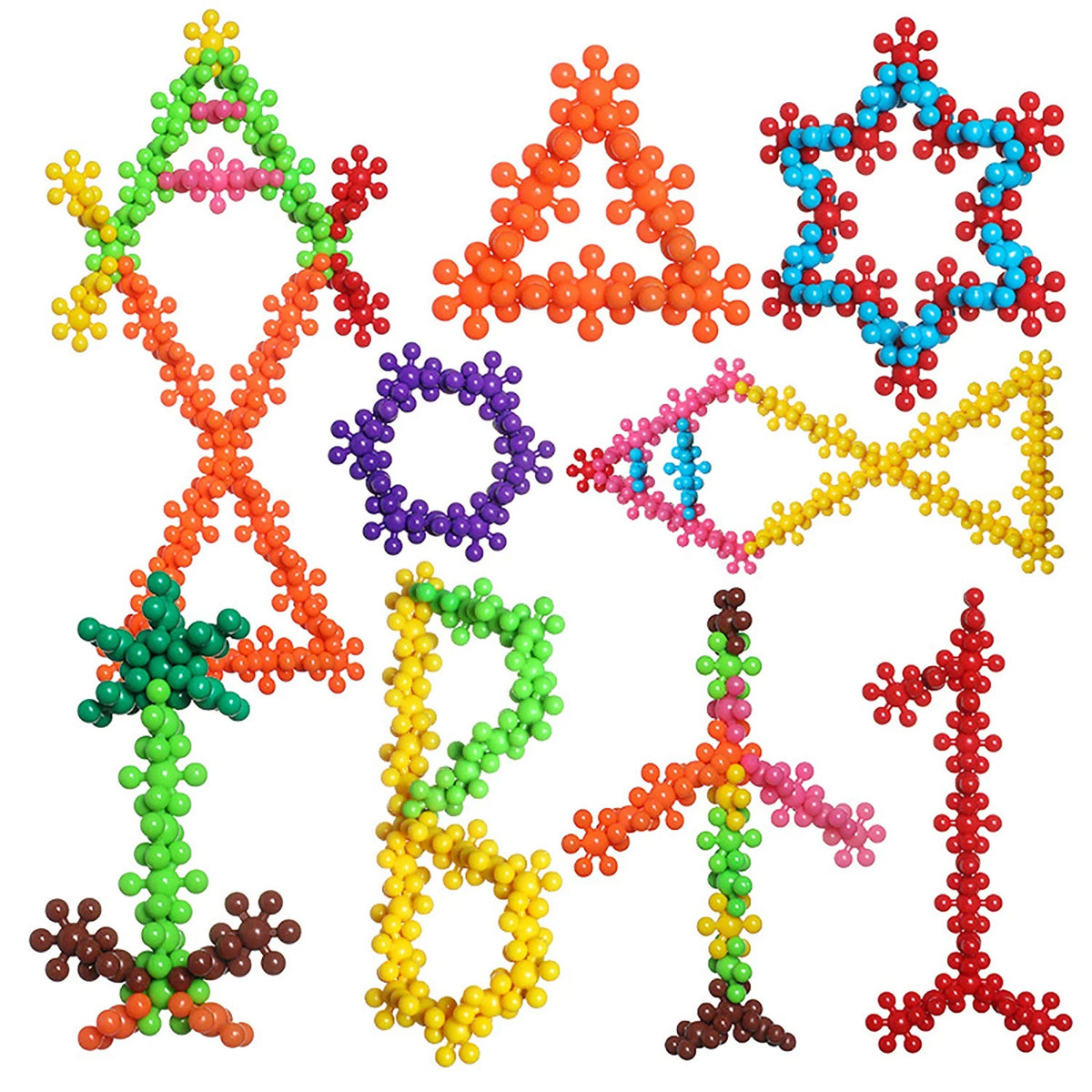 Bloques de Copos de Nieve Montessori