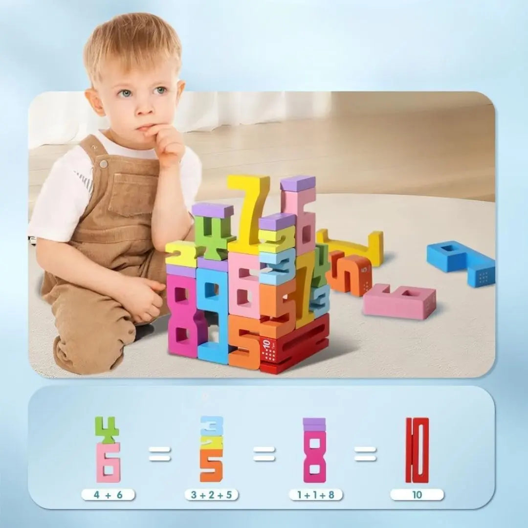 Juego de Construcción de Madera Montessori – Building Blocks™