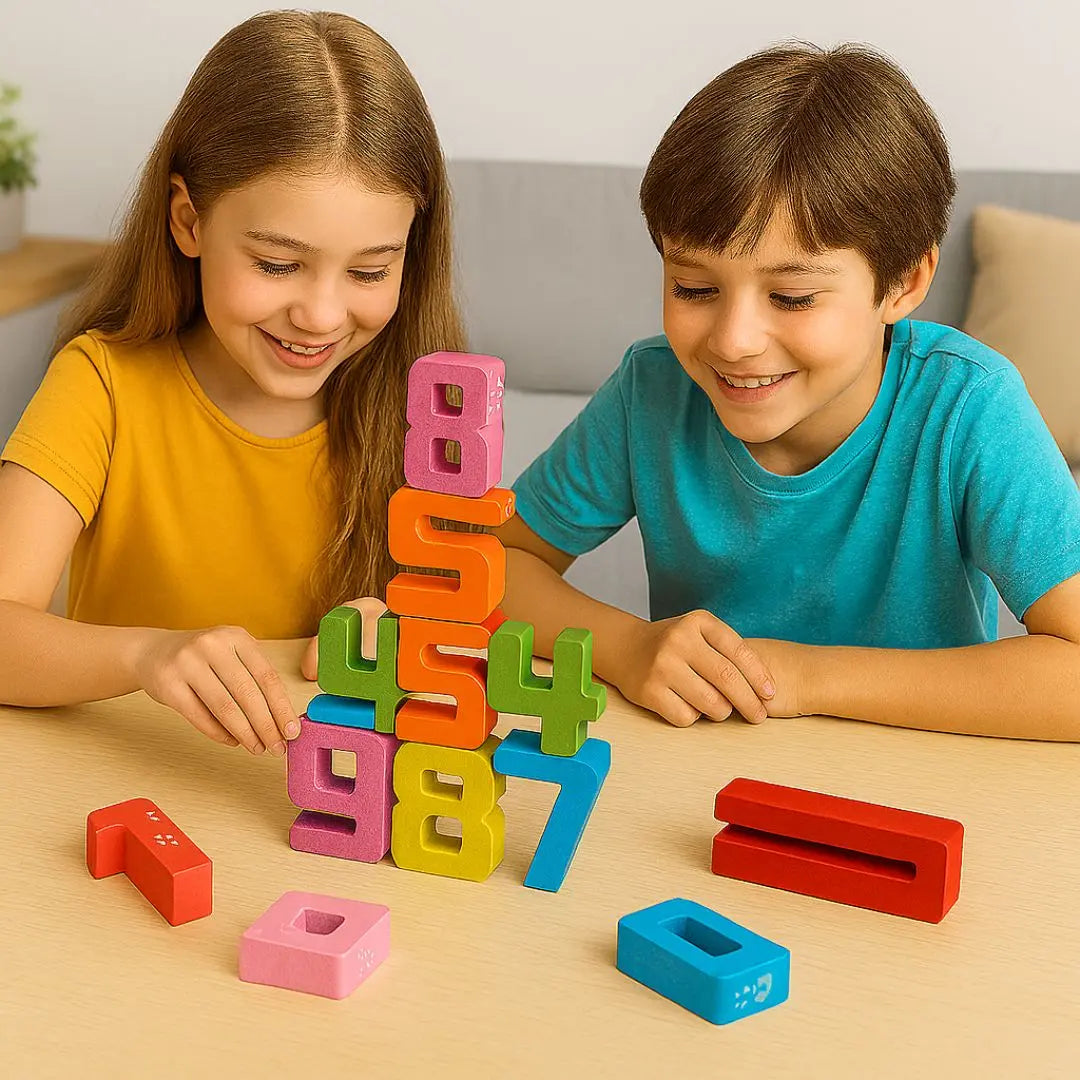 Juego de Construcción de Madera Montessori – Building Blocks™