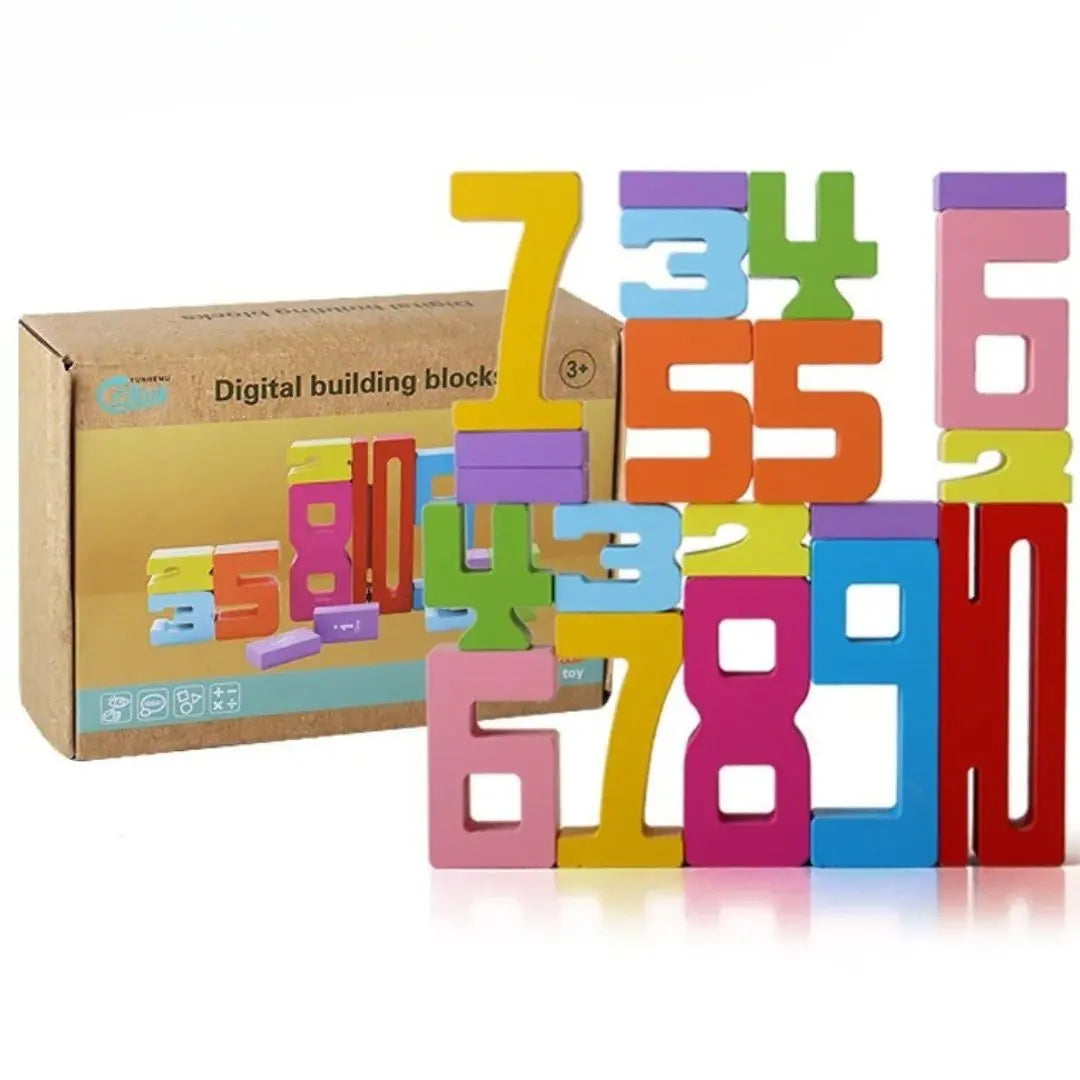 Juego de Construcción de Madera Montessori – Building Blocks™