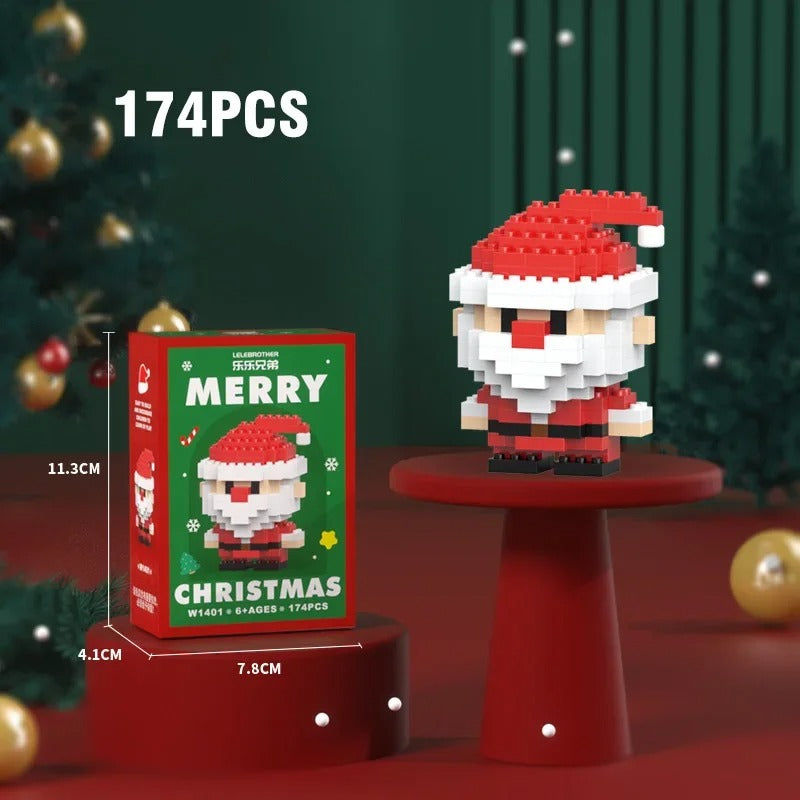 Figuras Navideñas de Bloques Creativos - Diversión para toda la familia