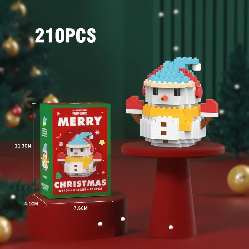 Figuras Navideñas de Bloques Creativos - Diversión para toda la familia