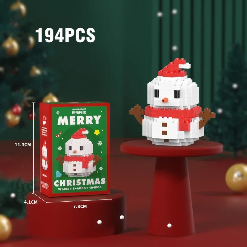 Figuras Navideñas de Bloques Creativos - Diversión para toda la familia