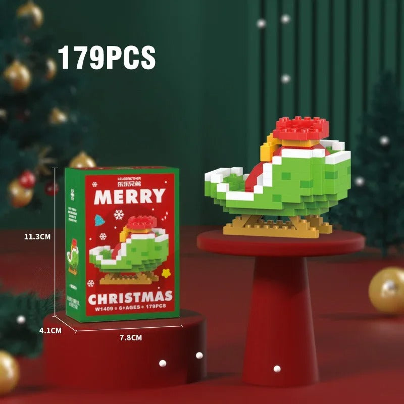 Figuras Navideñas de Bloques Creativos - Diversión para toda la familia