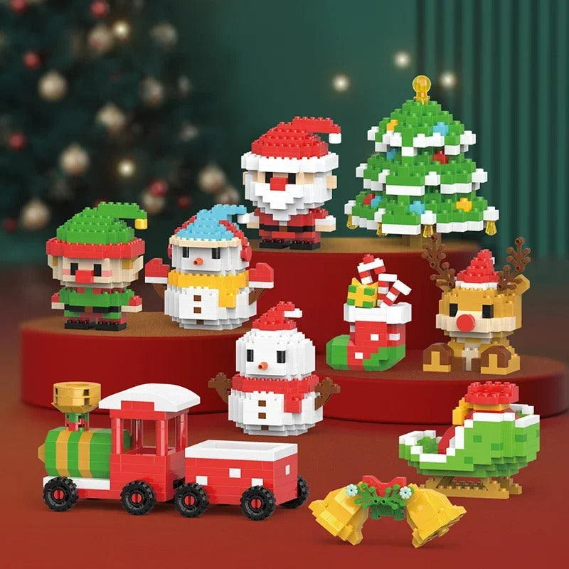 Figuras Navideñas de Bloques Creativos - Diversión para toda la familia
