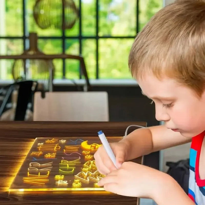 Pizarra Mágica | Tablero de Dibujo LED Brillante