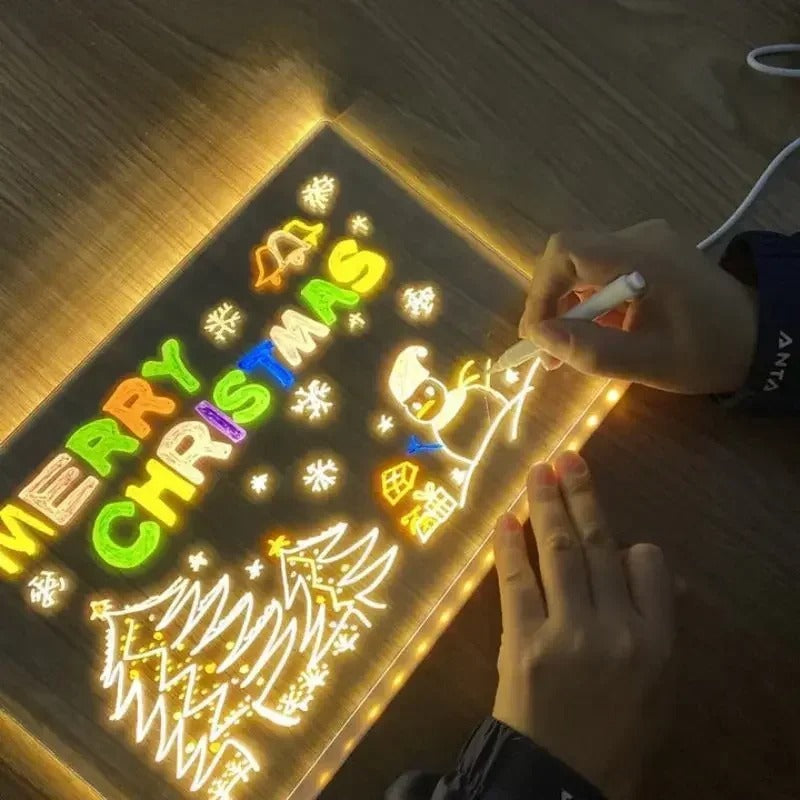 Pizarra Mágica | Tablero de Dibujo LED Brillante