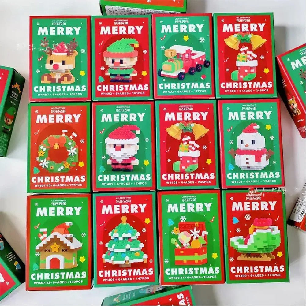 Figuras Navideñas de Bloques Creativos - Diversión para toda la familia