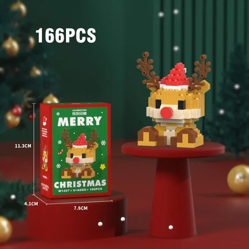 Figuras Navideñas de Bloques Creativos - Diversión para toda la familia