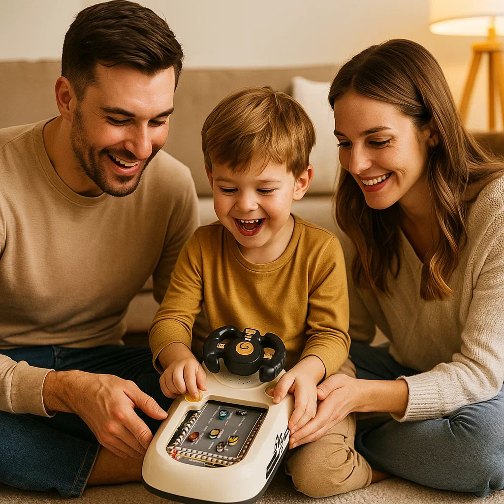 Caja de carreras de aventuras para niños