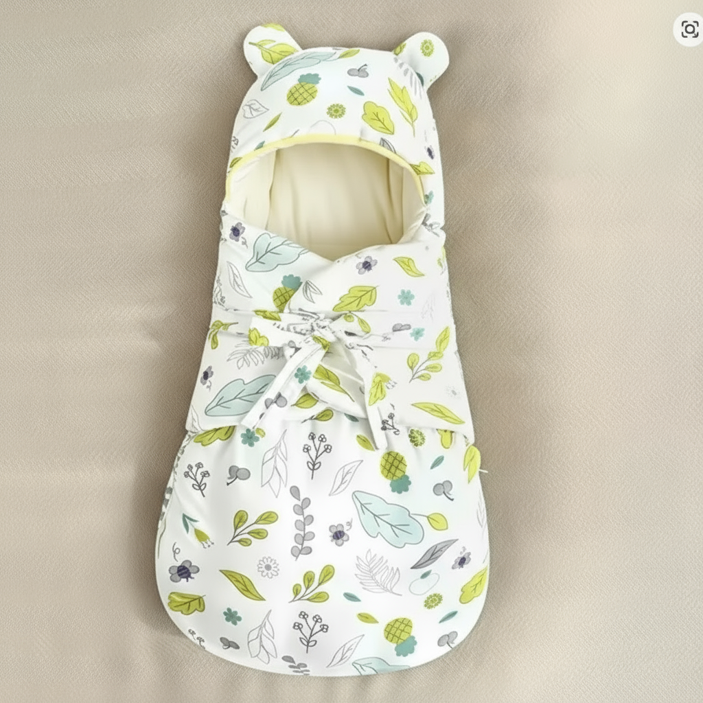 SnuggleBear – Comodidad y practicidad – Manta de algodón para envolver al bebé