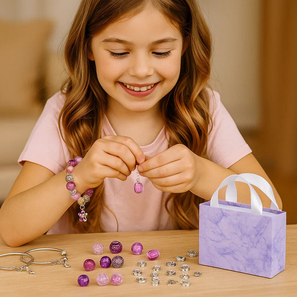 Kit de bricolaje para hacer pulseras con charms ⎜ Set de fabricación de joyas